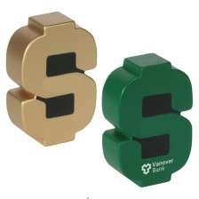 PU Squishy Dollar Sign Stress Ball